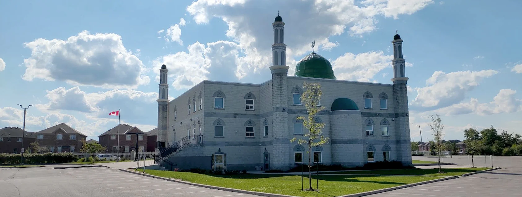 Exterior view of Jamiat-ul-Ansar Brampton building